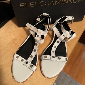 NEW RARE in Box Rebecca Minkoff white Sandals